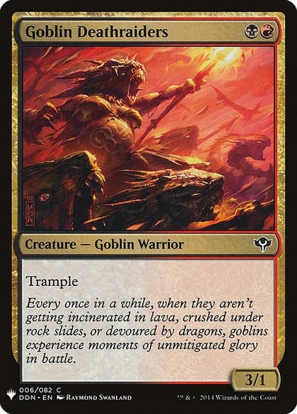 Goblin Deathraiders, The List Reprints 6