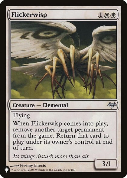 Flickerwisp, The List Reprints 6/180