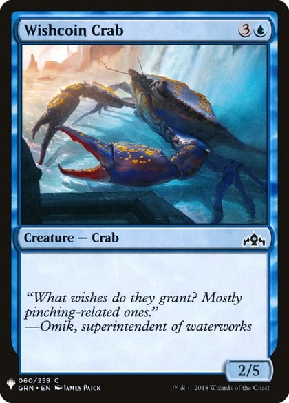 Wishcoin Crab, The List Reprints 60