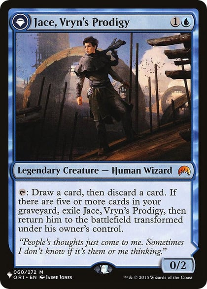 Jace, Vryn's Prodigy, The List Reprints 60