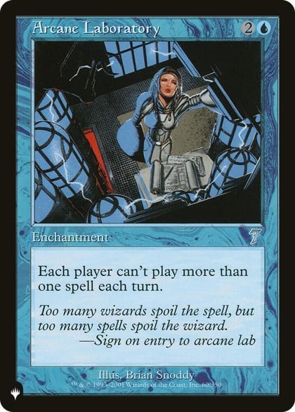 Arcane Laboratory, The List Reprints 60/350