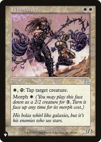 Whipcorder, The List Reprints 60/350
