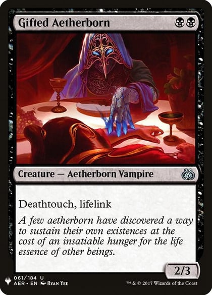 Gifted Aetherborn, The List Reprints 61