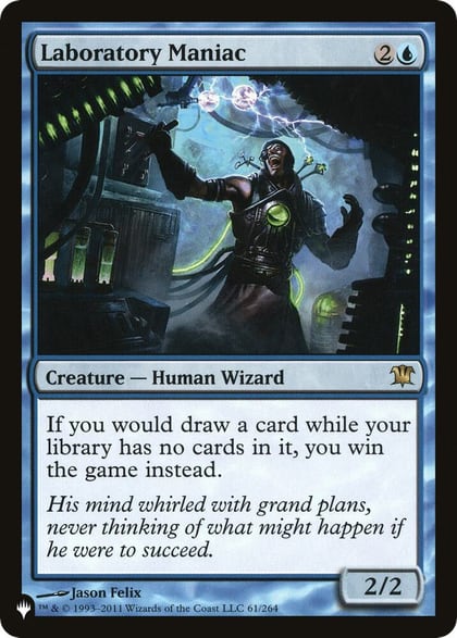 Laboratory Maniac (ISD), The List Reprints 61/264
