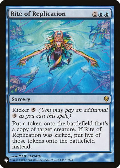 Rite of Replication (ZEN), The List Reprints 61/249