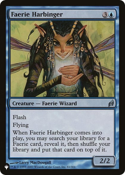 Faerie Harbinger, The List Reprints 61/301