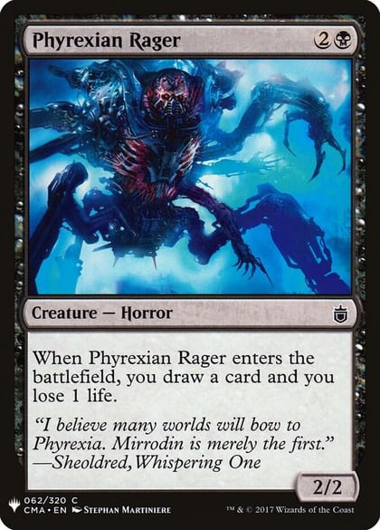 Phyrexian Rager, The List Reprints 62
