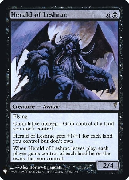 Herald of Leshrac, The List Reprints 62