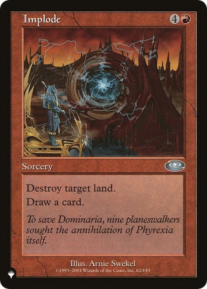 Implode, The List Reprints 62/143