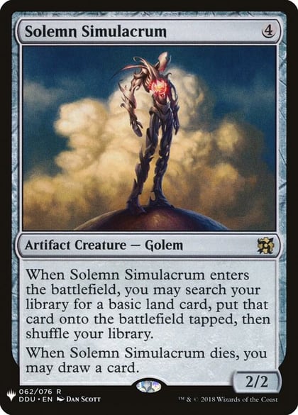 Solemn Simulacrum, The List Reprints 62