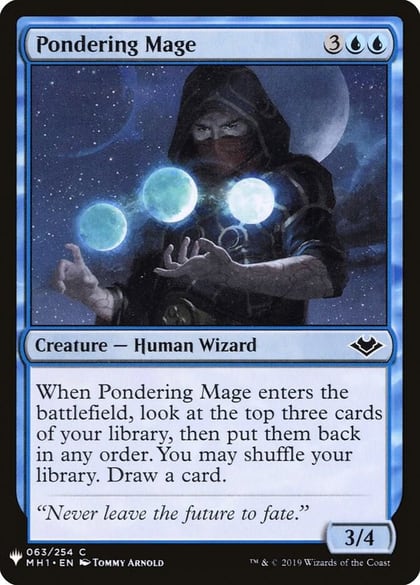 Pondering Mage, The List Reprints 63