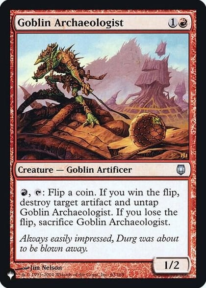 Goblin Archaeologist, The List Reprints 63
