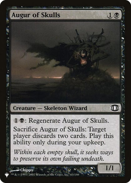Augur of Skulls, The List Reprints 63/180