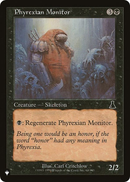 Phyrexian Monitor, The List Reprints 64/143