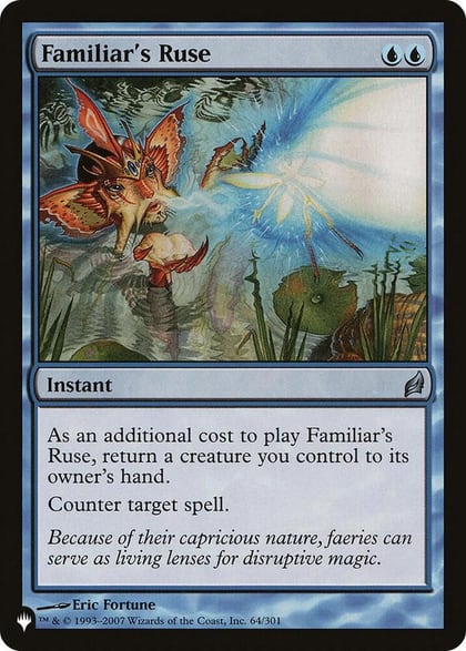 Familiar's Ruse, The List Reprints 64/301