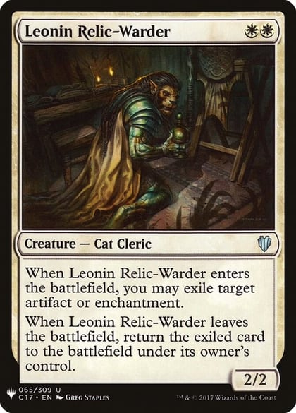 Leonin Relic-Warder (C17), The List Reprints 65