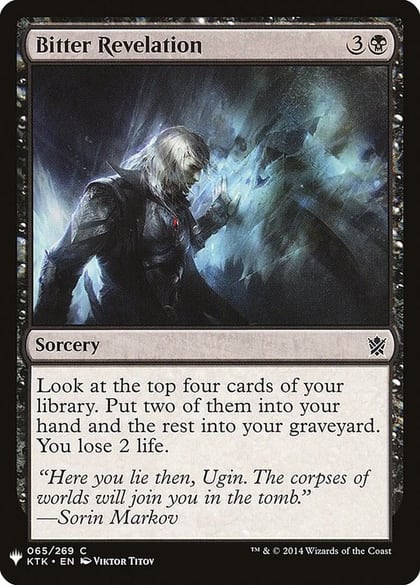 Bitter Revelation, The List Reprints 65