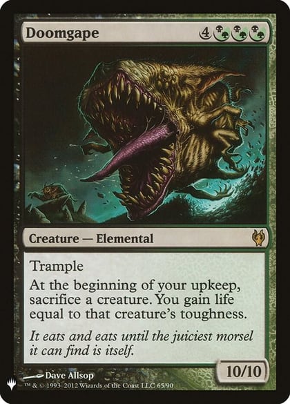Doomgape, The List Reprints 65/90
