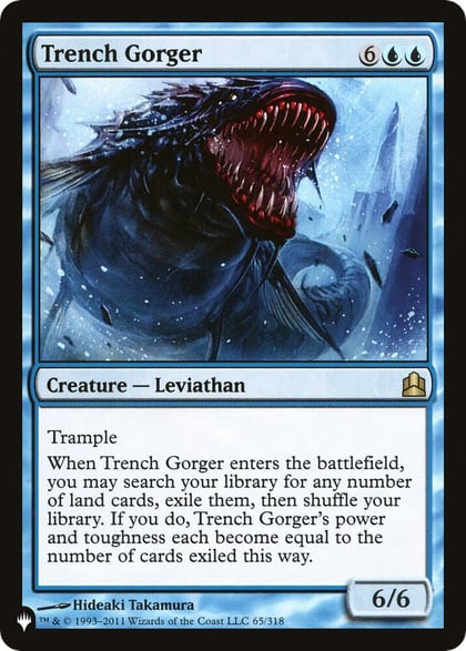 Trench Gorger, The List Reprints 65/318