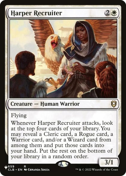 Harper Recruiter, The List Reprints 659