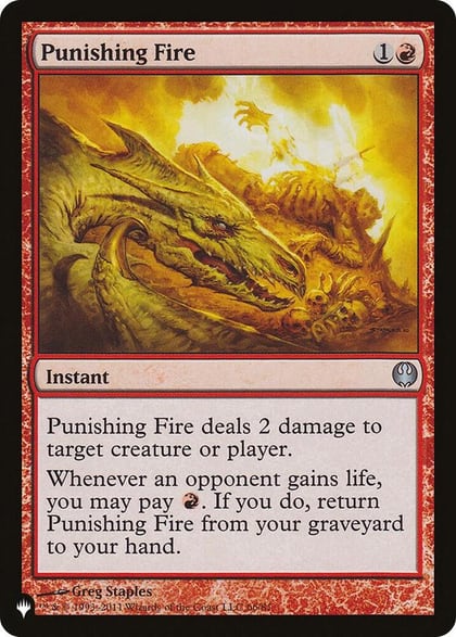 Punishing Fire, The List Reprints 66/81