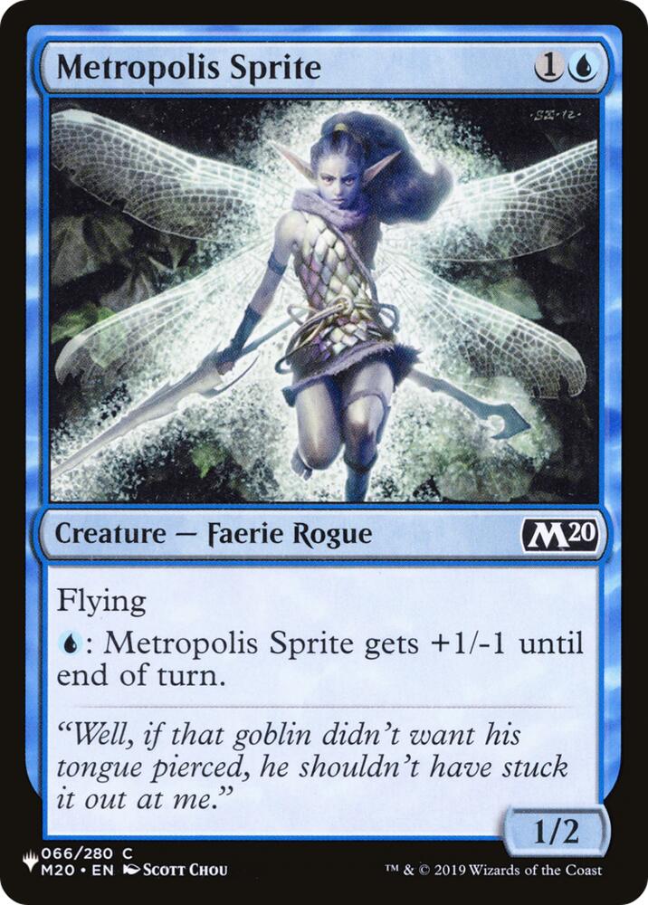 Metropolis Sprite, The List Reprints 66