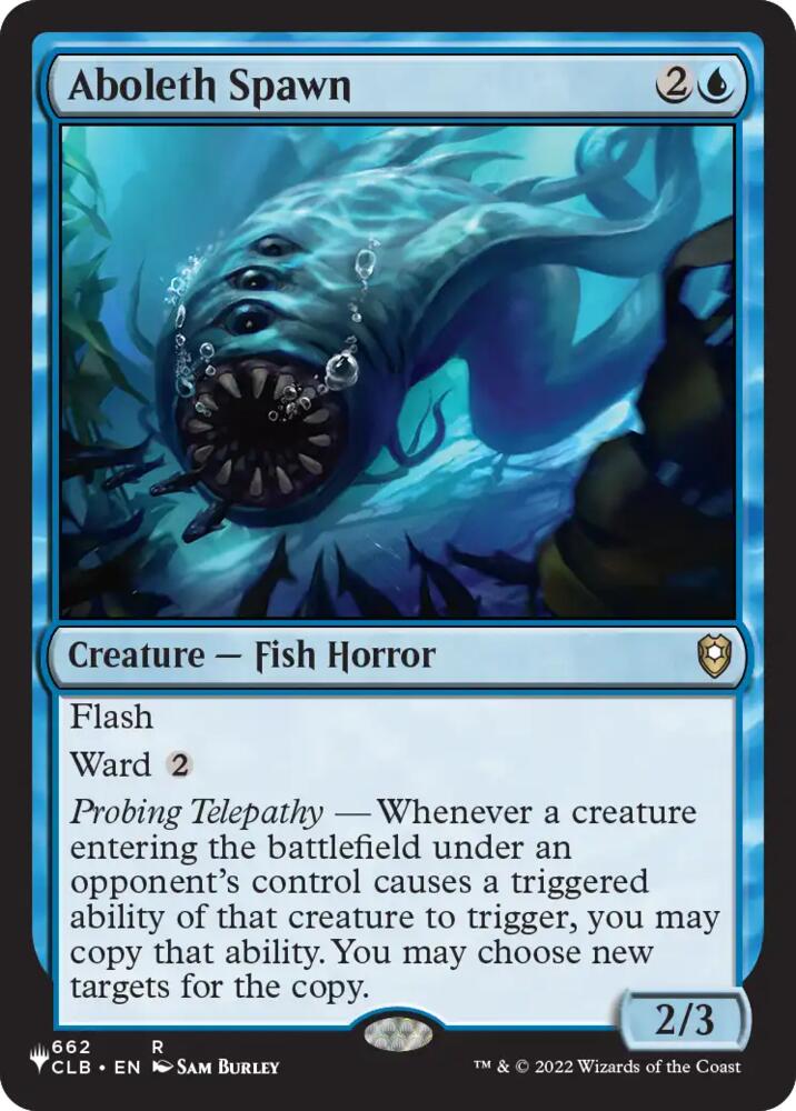 Aboleth Spawn, The List Reprints 662