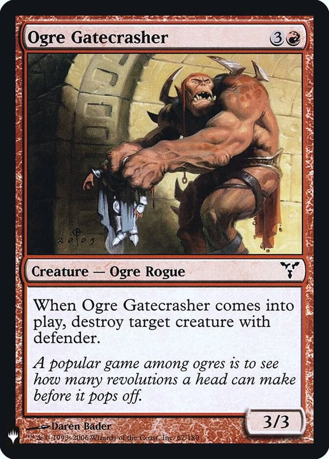 Ogre Gatecrasher, The List Reprints 67