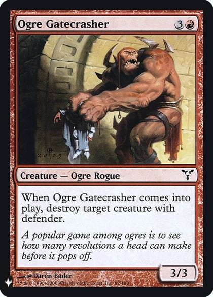 Ogre Gatecrasher, The List Reprints 67
