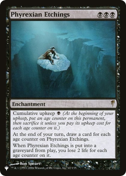 Phyrexian Etchings, The List Reprints 67/155