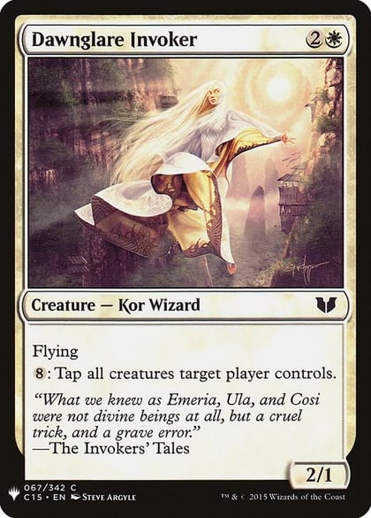Dawnglare Invoker, The List Reprints 67