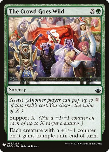 The Crowd Goes Wild, The List Reprints 68