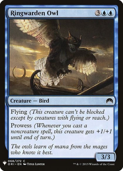 Ringwarden Owl, The List Reprints 68