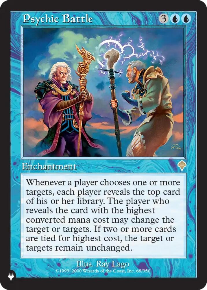 Psychic Battle, The List Reprints 68