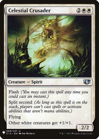 Celestial Crusader, The List Reprints 68