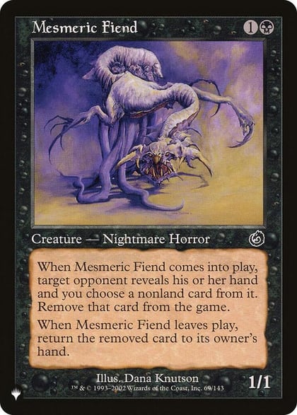 Mesmeric Fiend, The List Reprints 69/143