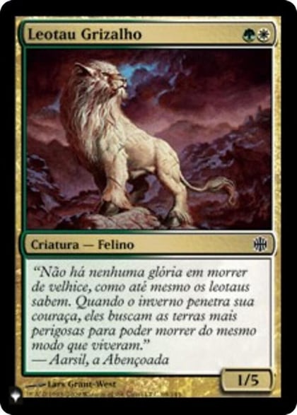 Grizzled Leotau, The List Reprints 69