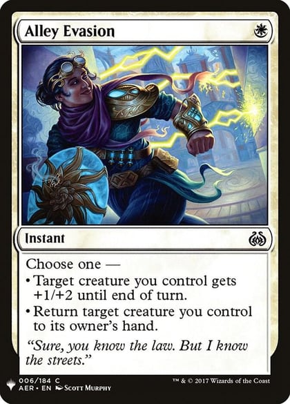 Alley Evasion, The List Reprints 6