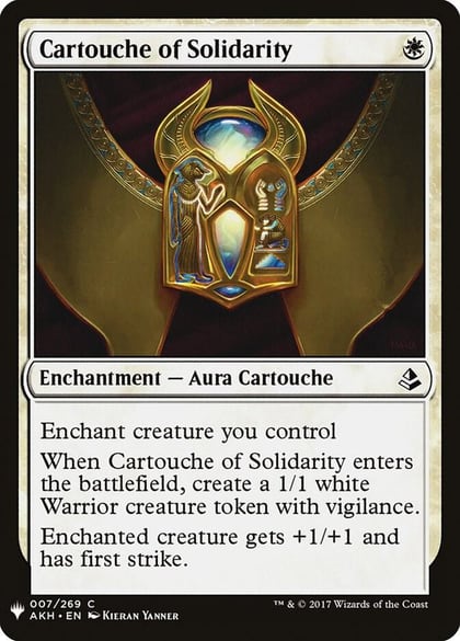 Cartouche of Solidarity, The List Reprints 7