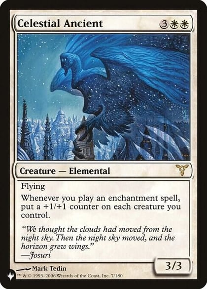Celestial Ancient, The List Reprints 7/180