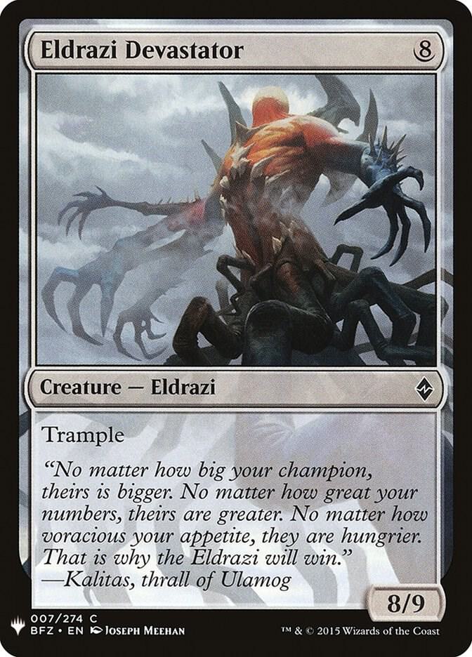 Eldrazi Devastator, The List Reprints 7