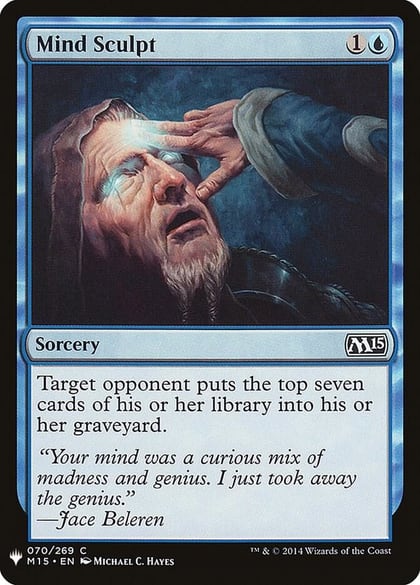 Mind Sculpt, The List Reprints 70
