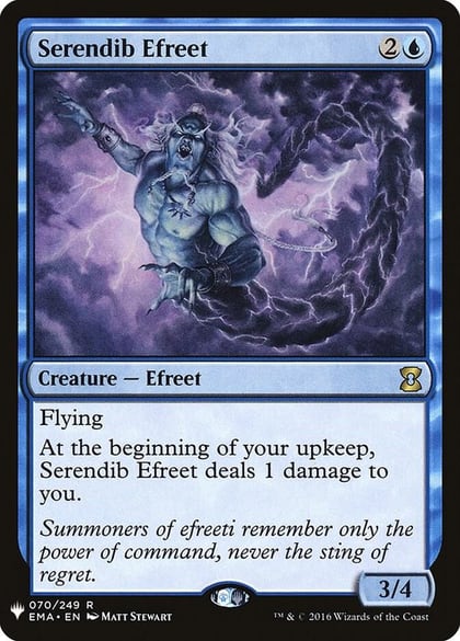 Serendib Efreet, The List Reprints 70