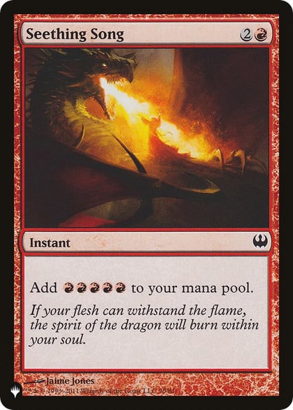 Seething Song (DDG), The List Reprints 70/81