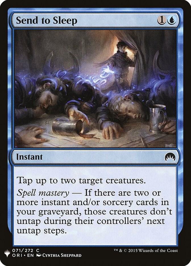 Send to Sleep, The List Reprints 71
