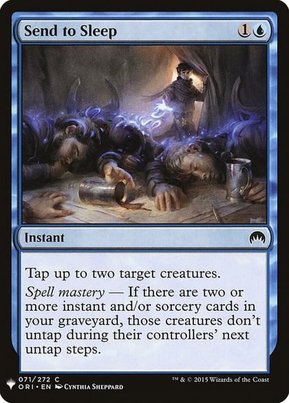 Send to Sleep, The List Reprints 71