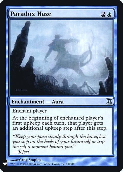 Paradox Haze, The List Reprints 71