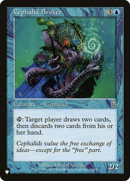 Cephalid Broker, The List Reprints 71/350