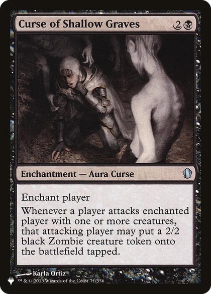 Curse of Shallow Graves, The List Reprints 71/356