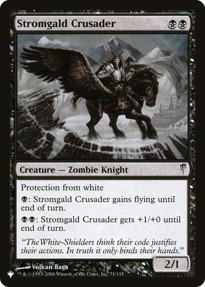 Stromgald Crusader, The List Reprints 71/155